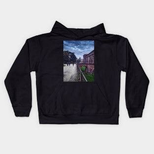 Italian Medieval Castle Park Milano Kids Hoodie